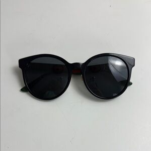 Gucci Stylish‎ Black Round Sunglasses GG0416Sk